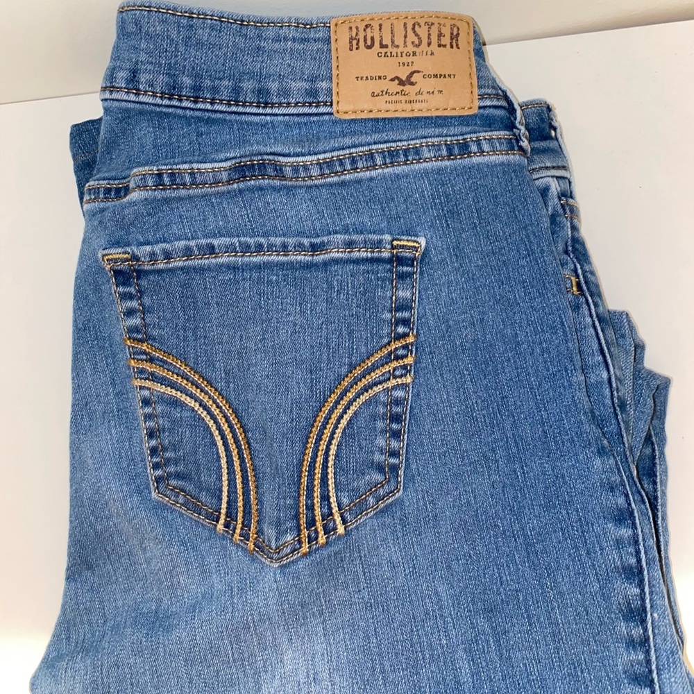 Hollister Super Skinny Jeans with Holes